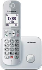 Panasonic KX-TG6851JTS Telefono Cordless DECT, Schermo LCD da 1.8