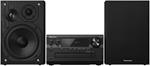 Panasonic SC-PMX802E-K - Micro impianto stereo (Bluetooth, Airplay, DAB+, CD, FM, colore: Nero