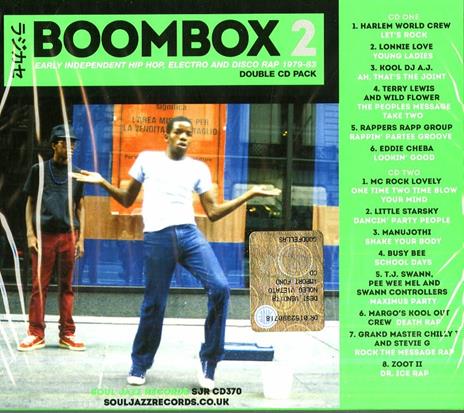 Boombox 2.Early Independent Hip Hop Electro and Disco Rap - CD Audio - 2
