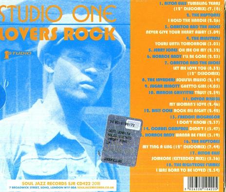 Studio One Lovers Rock - CD Audio - 2