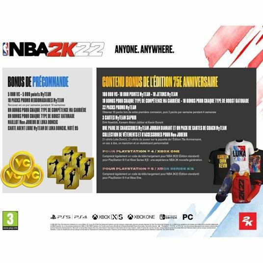 NBA - 2K22 - Gioco per Switch - 2