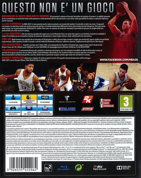 NBA 2K17 - PS4 - 5