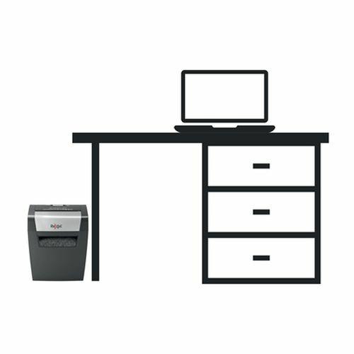 Rexel Momentum X308 distruggi documenti Taglio a particelle Nero, Grigio - 5