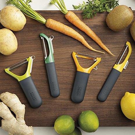 Joseph Joseph Multi-peel Frutta e ortaggi Sbucciatore a Y Nero, Verde - 4