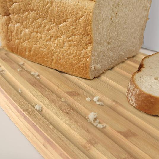Joseph Joseph Bread Bin contenitore per pane Rettangolare Bianco Bamboo, Plastica - 4