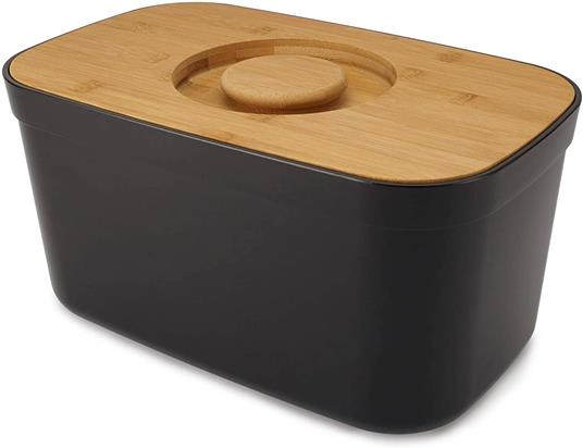 Joseph Joseph Bread Bin contenitore per pane Rettangolare Bianco Bamboo, Plastica - 6