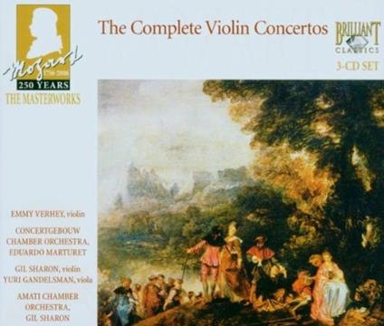 Concerti per violino - CD Audio di Wolfgang Amadeus Mozart