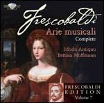 Arie musicali - CD Audio di Girolamo Frescobaldi,Modo Antiquo,Bettina Hoffmann
