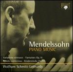 Musica per pianoforte - CD Audio di Felix Mendelssohn-Bartholdy,Wolfram Schmitt-Leonardy