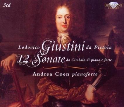 12 Sonate da cimbalo di piano e forte - CD Audio di Lodovico Giustini da Pistoia,Andrea Coen