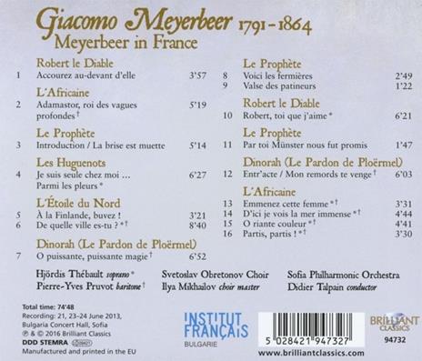 Meyerbeer in France - CD Audio di Giacomo Meyerbeer - 2