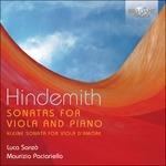 Sonate per viola e pianoforte - CD Audio di Paul Hindemith