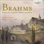 Sonata per due pianoforti - Variazioni per due pianoforti - CD Audio di Johannes Brahms