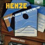 Opere per chitarra (Integrale) - CD Audio di Hans Werner Henze