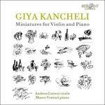 Miniature per violino e pianoforte - CD Audio di Giya Kancheli