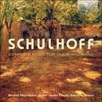 Opere per violino e pianoforte - CD Audio di Erwin Schulhoff