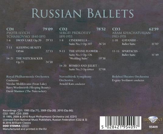 Russian Ballets. Suites dai più importanti balletti russi - CD Audio - 2