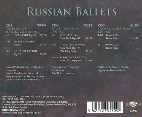 Russian Ballets. Suites dai più importanti balletti russi - CD Audio - 3