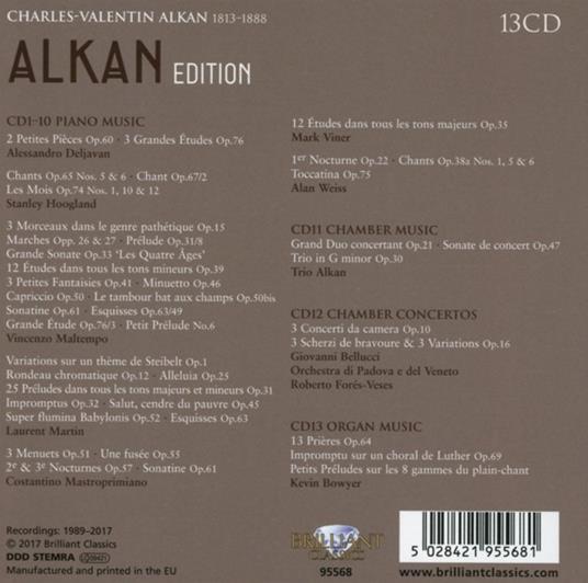 Alkan Edition - CD Audio di Charles Henri Valentin Alkan - 2