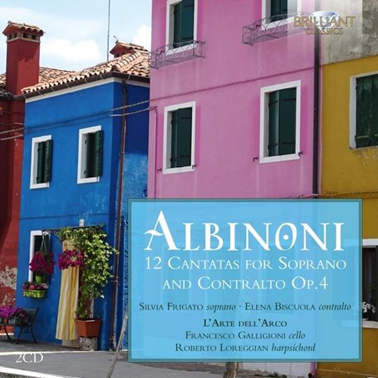 12 Cantate per Soprano e Contralto Op.4 - CD Audio di Tomaso Giovanni Albinoni,L' Arte dell'Arco