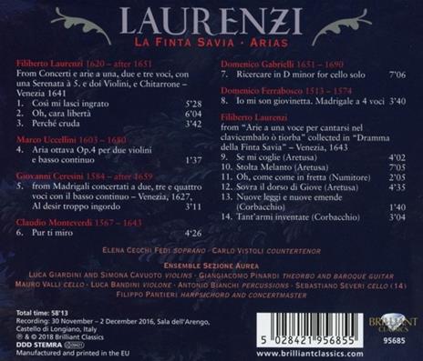 La finta savia - CD Audio di Filippo Pantieri,Filiberto Laurenzi - 2