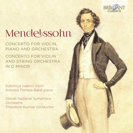 Concerto per violino e archi WMV03 - Concerto per pianoforte e violino WMV04 - CD Audio di Felix Mendelssohn-Bartholdy,Theodore Kuchar