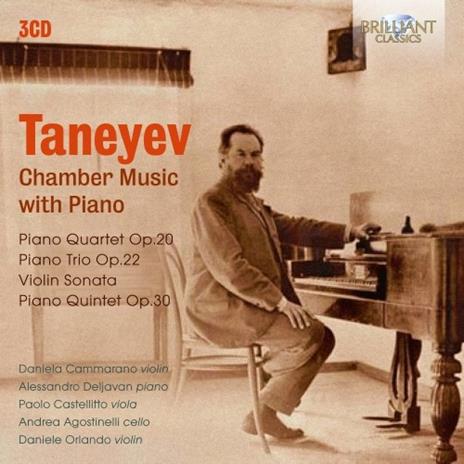 Musica da Camera con pianoforte - CD Audio di Sergej Taneyev