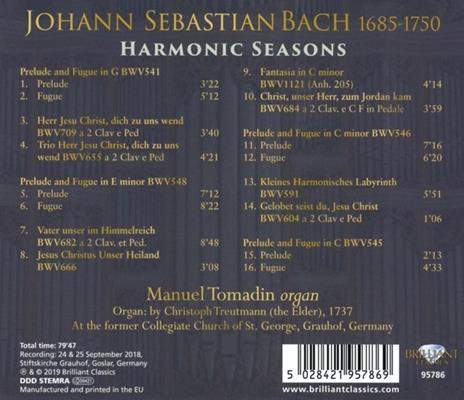 Harmonic Seasons - CD Audio di Johann Sebastian Bach - 2
