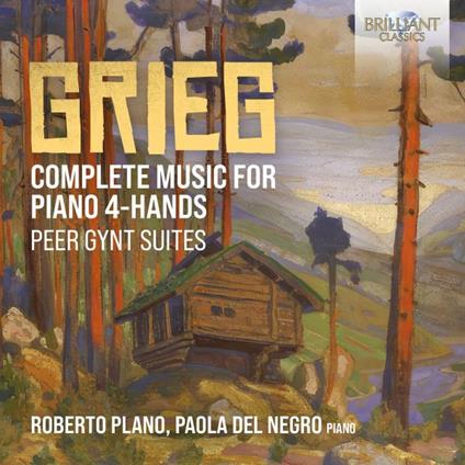 Complete Music for Piano 4-Hands - CD Audio di Edvard Grieg
