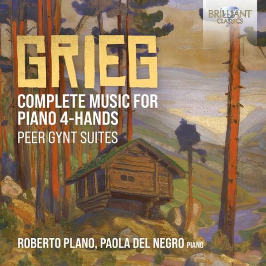Complete Music for Piano 4-Hands - CD Audio di Edvard Grieg