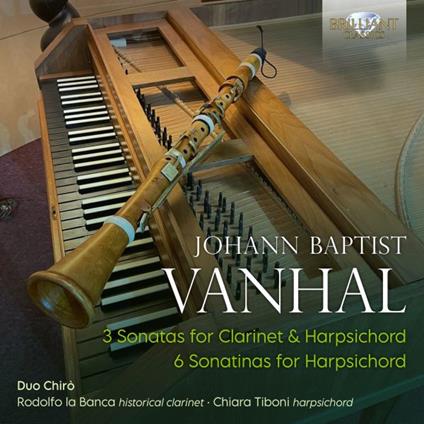 3 Sonatas for Clarinet & Harpsichord - CD Audio di Johann Baptist Vanhal