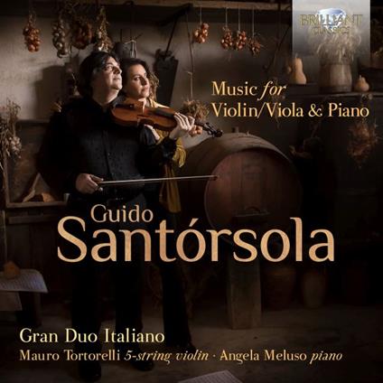 Music for Violin, Viola & Piano - CD Audio di Guido Santorsola