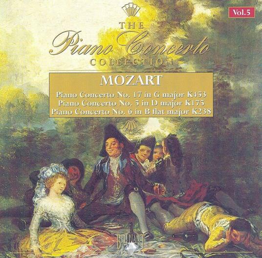 Concerto per Pianoforte No. 17 in G Major K453 - CD Audio di Wolfgang Amadeus Mozart