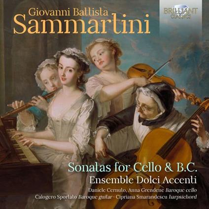 Sonata for Cello & B.C. - CD Audio di Giovanni Battista Sammartini,Ensemble Dolci Accordi