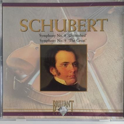 Symphony No. 8 - Symphony No. 9 - CD Audio di Franz Schubert
