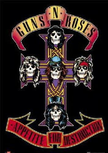 Poster Guns N' Roses. Appetite For Destruction