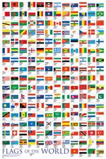Poster Flags. Of The World 2017