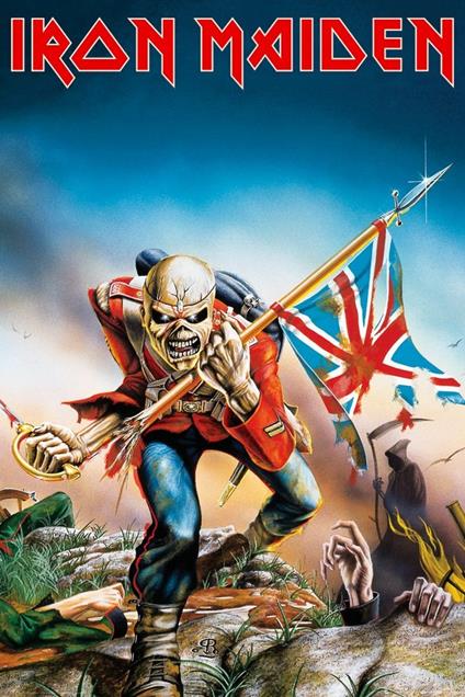 Poster Iron Maiden. Trooper 61x91,5 cm.