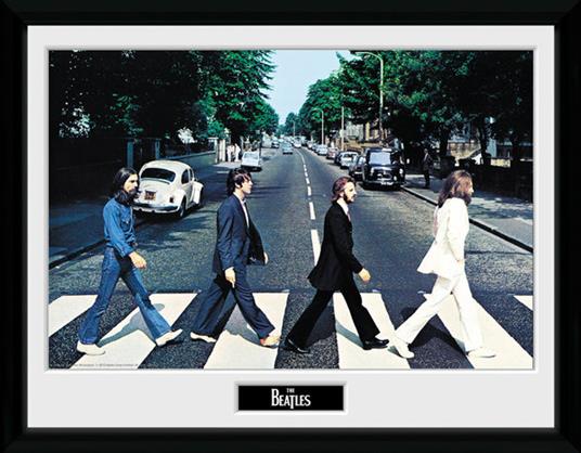 Foto in cornice Beatles. Abbey Road