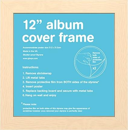 Cornice con stampe Album Cover Frame. Beech
