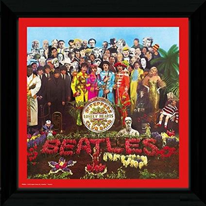 Foto In Cornice Beatles. Sgt Pepper