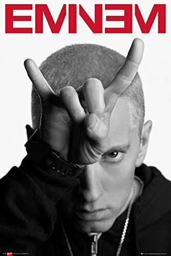 Poster Eminem. Horns 61x91,5 Cm.