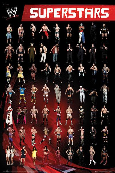 Poster WWE. Superstars 61x91,5 cm.