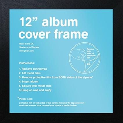 Gb Eye. Cornice Album Cover Nera 31,5x31,5Cm