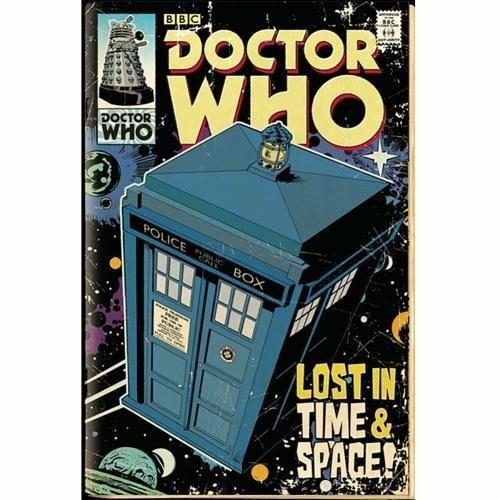 Poster Doctor Who. Tardis Comic 61x91,5 cm.