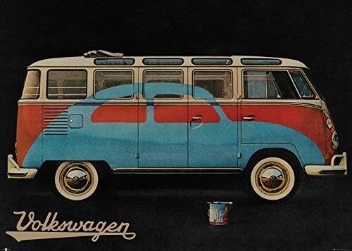 Poster Giant Vw Camper. Paint Advert