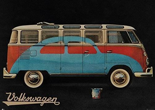 Poster Giant Vw Camper. Paint Advert - 2