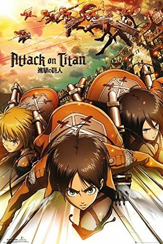 Poster Attack On Titan. Attack 61x91,5 cm.