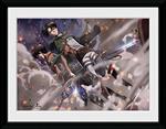 Foto in cornice Attack On Titan. Smoke Blast