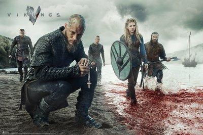 Poster Vikings. Blood Landscape 61x91,5 cm.